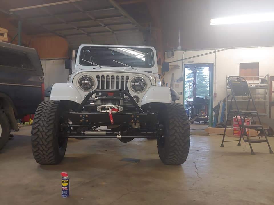Building a CJ-7 hybrid. This thing is going to be sweet!